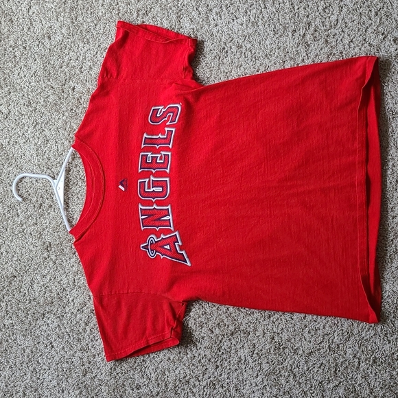 Mike Trout Los Angeles Angels MLB T-Shirt Jersey - Picture 1 of 2